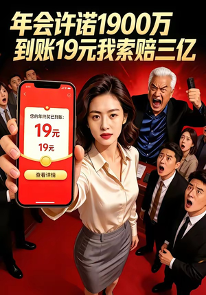 年会许诺1900万，到账19元我索赔三亿（75集）短剧爆款全集在线播