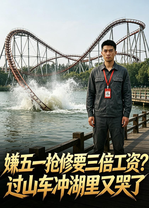 嫌五一抢修要三倍工资？过山车冲湖里又哭了（33集）短剧完结全集限免刷