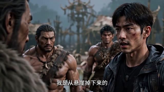 荒野坠落后我称王（56集）短剧全集高清无码版