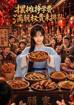 摆摊挣学费，满朝权贵来排队（89集）短剧最终章免费合集